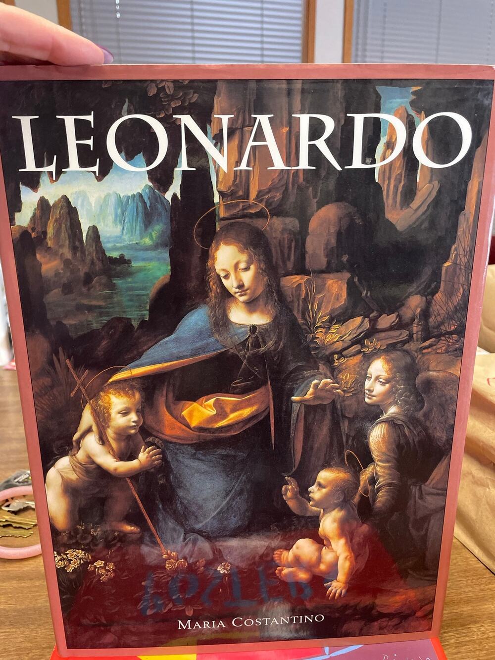 Leonardo da Vinci Maria Costantino Oversized Hardcover Art Book Illustrated
